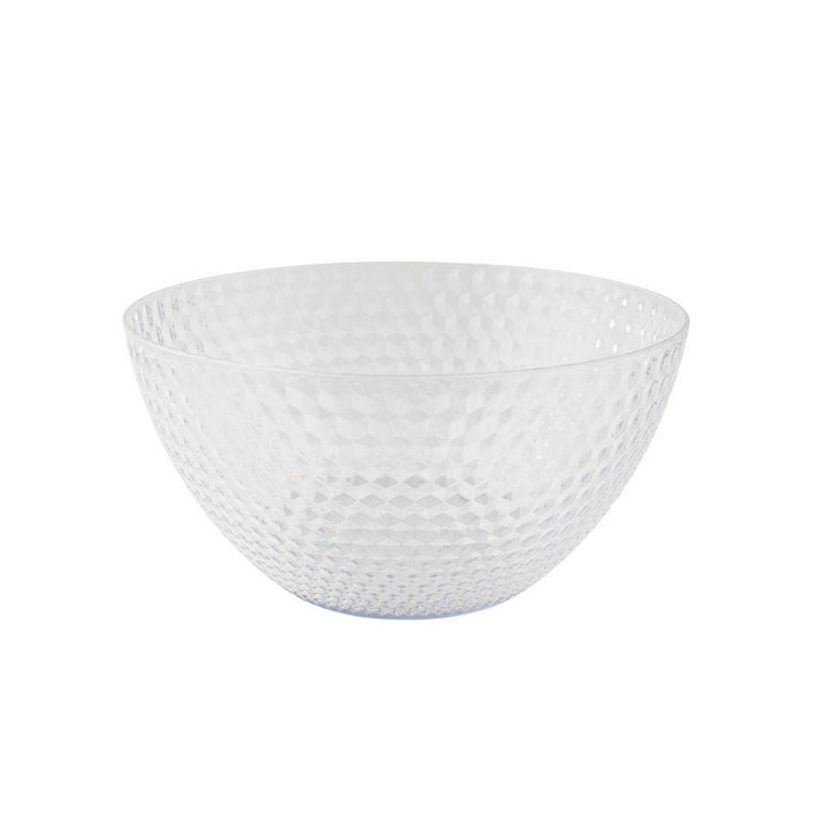 Clear Cambridge Fete Large Serving Bowl with Diamond Design