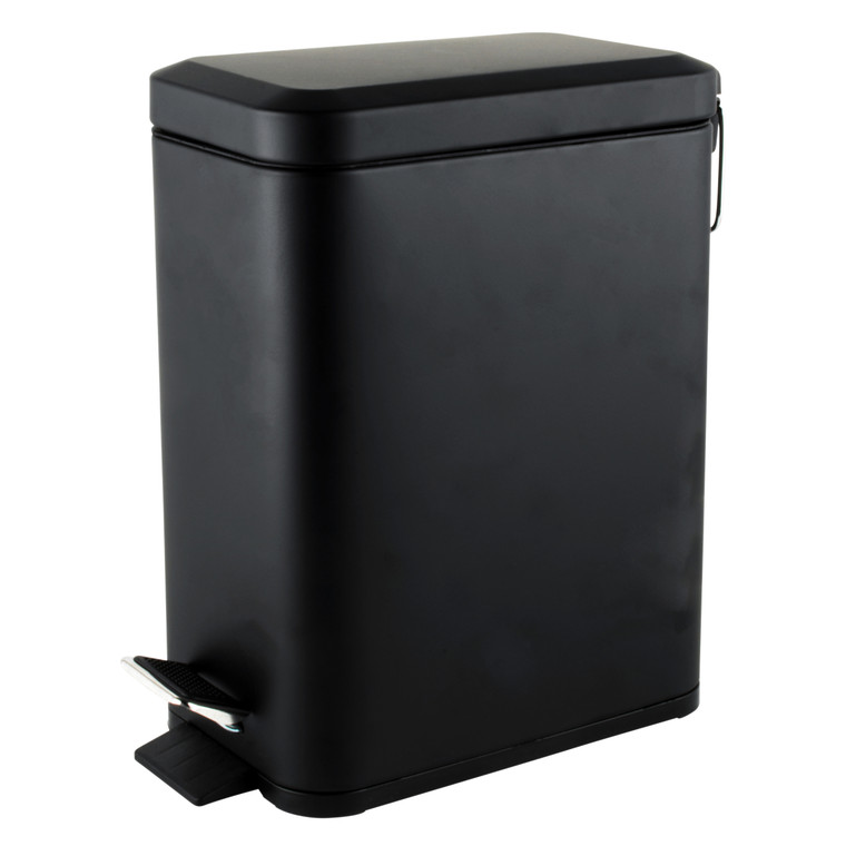 Beldray Bathroom Pedal Bin – Soft-Close Lid, 5 L Capacity, Black