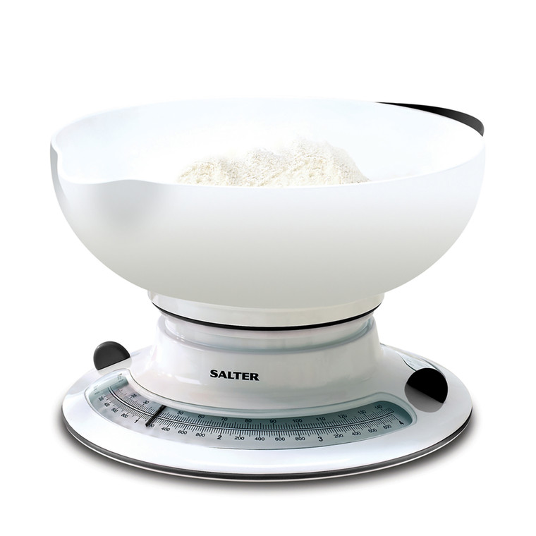 Salter Aquaweigh Mechanical Kitchen Scale - White