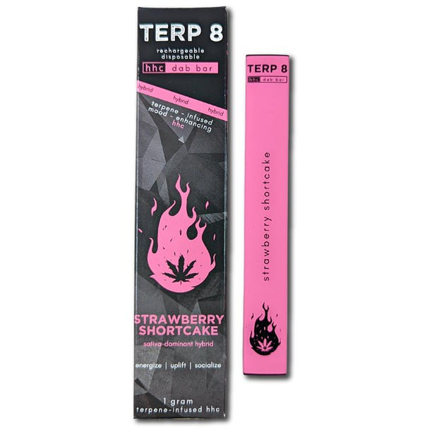 1-Gram Strawberry Shortcake HHC Disposable Dab Bar