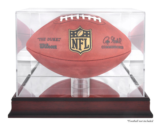 Medium Mini Football Display Case With Mirror – Perfect For Collectibles & Autographs 10 thumbnail image