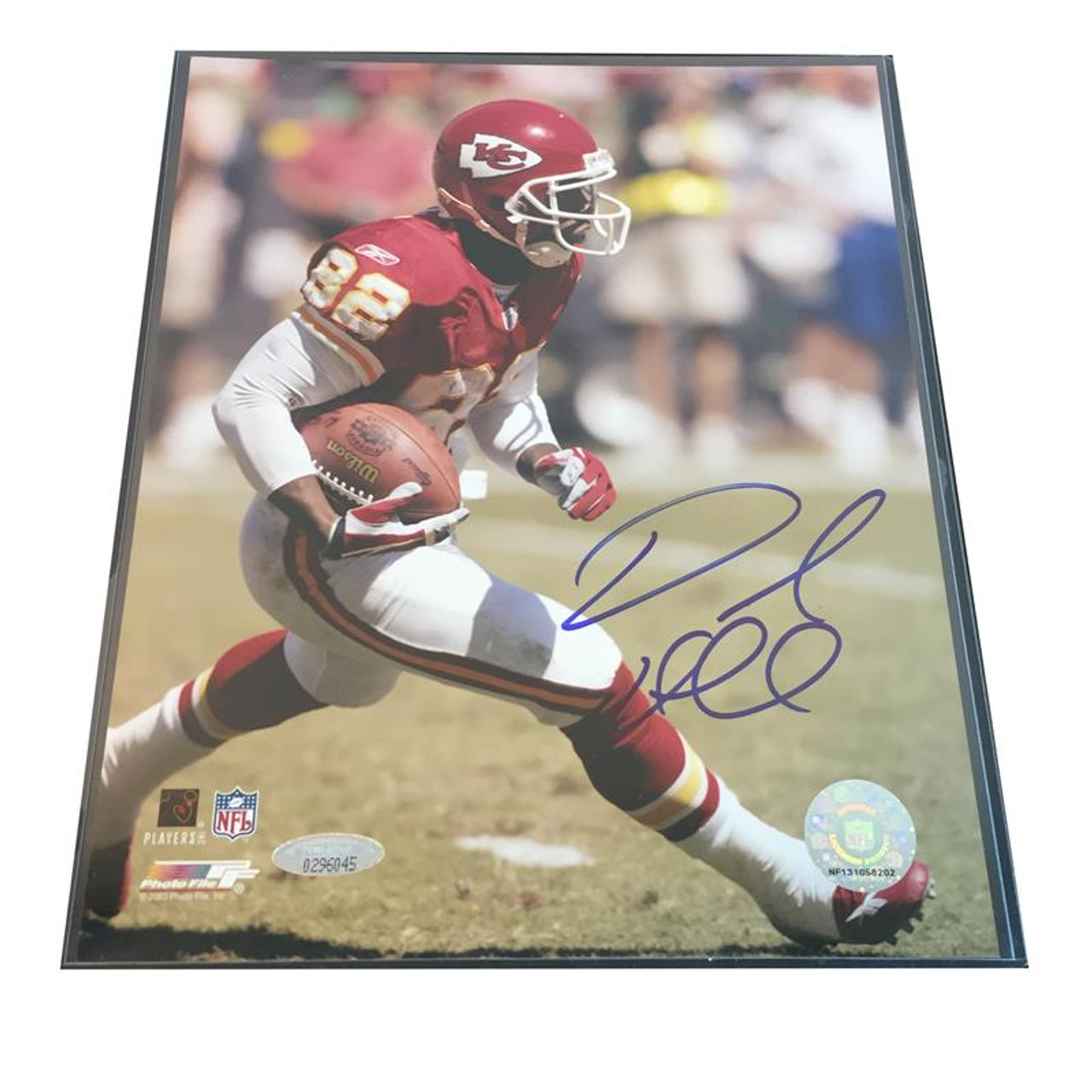 Dante Hall Autograph Chiefs Mini Helmet – Great Moments Sports Cards