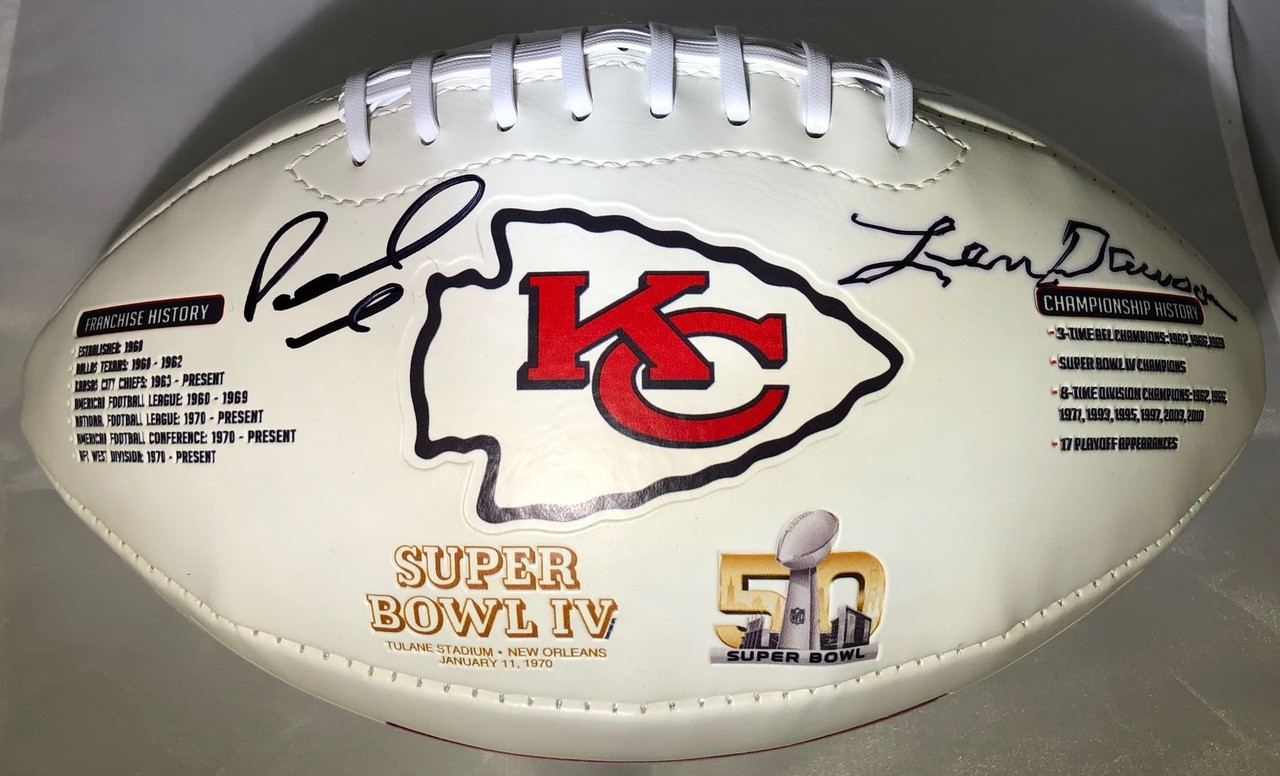 patrick mahomes autographed football