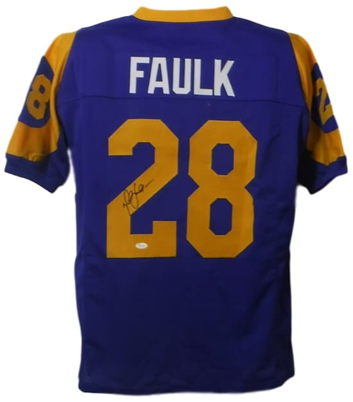 marshall faulk signed jersey