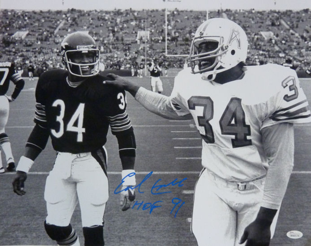 earl campbell autographed football