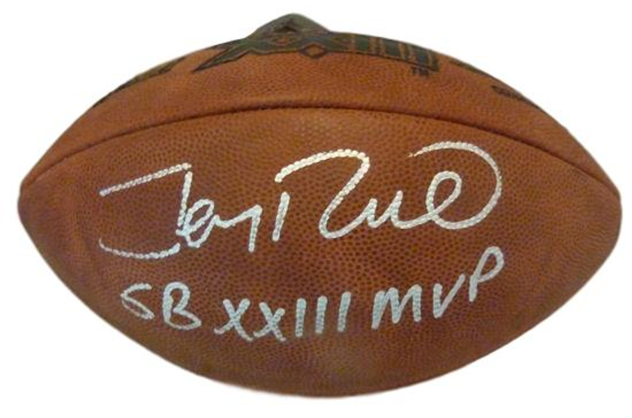 jerry rice autographed football