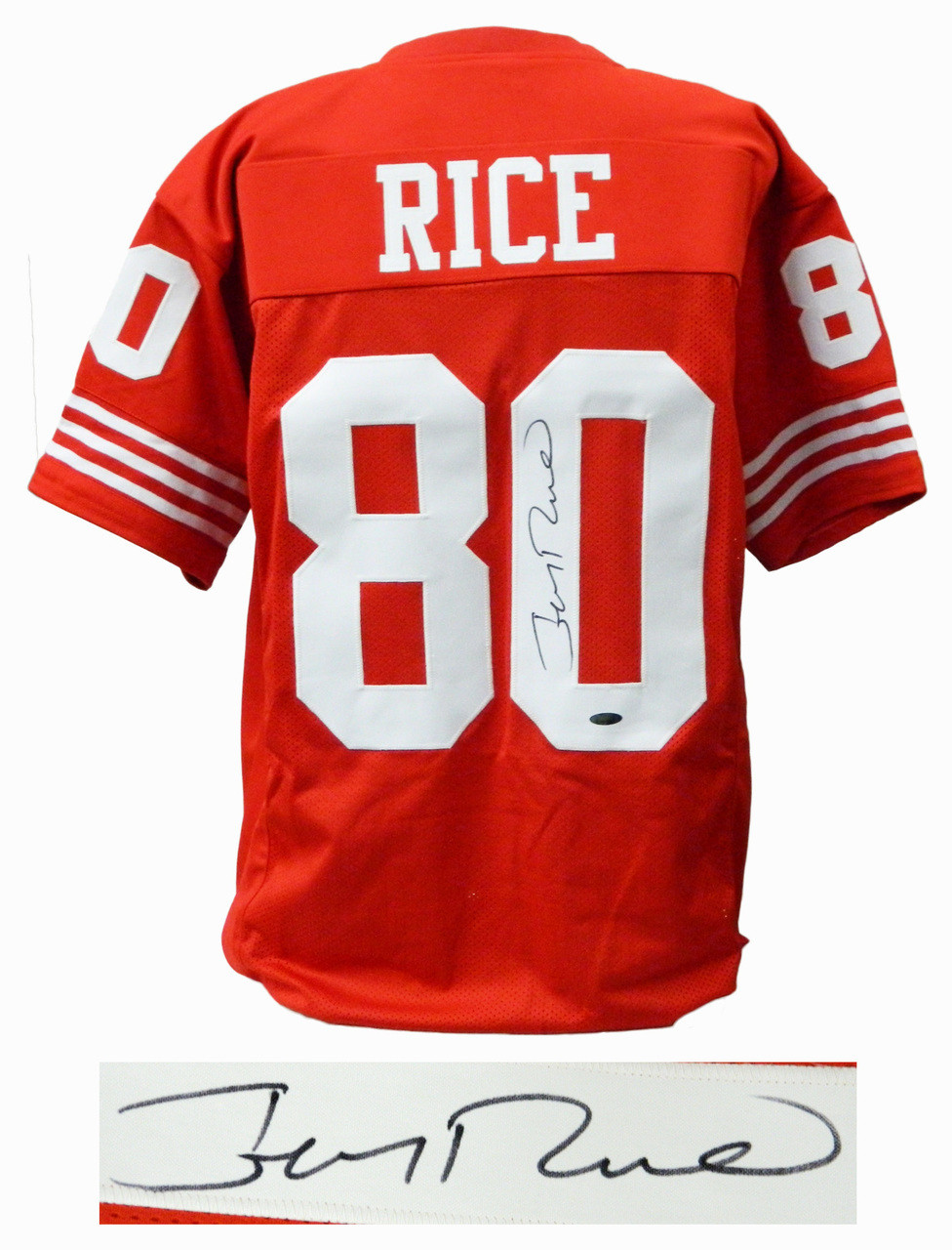 Custom Framed San Francisco 49Ers Jerry Rice Jersey Display – MVP Authentics