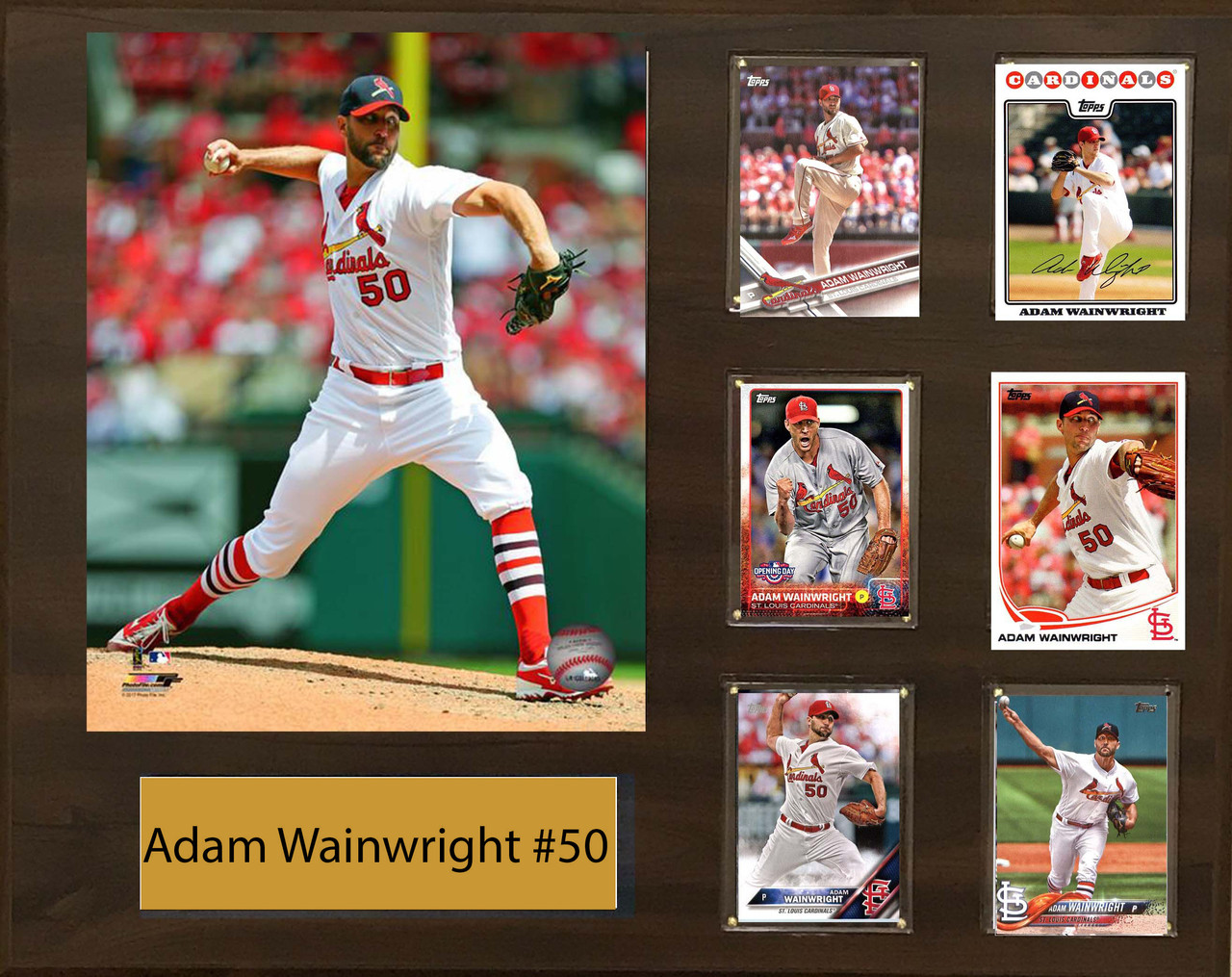 Adam Wainwright St. Louis Cardinals 16x20 Photo Plaque