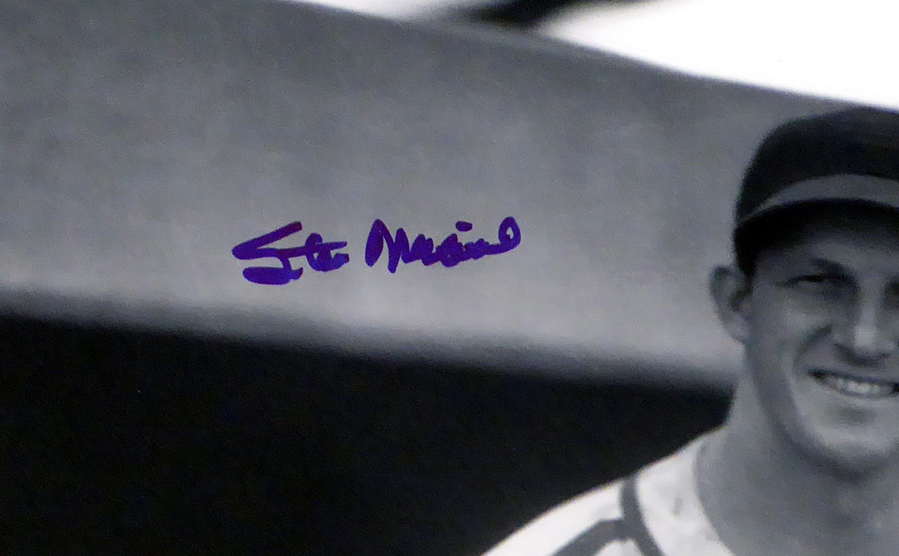 Stan Musial HOF St. Louis Cardinals Autographed 16x20 Photo Dugout