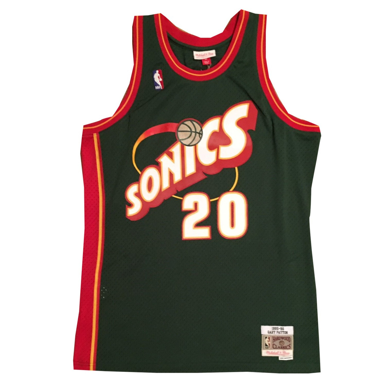 gary payton red sonics jersey