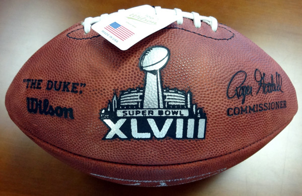 russell wilson autographed football