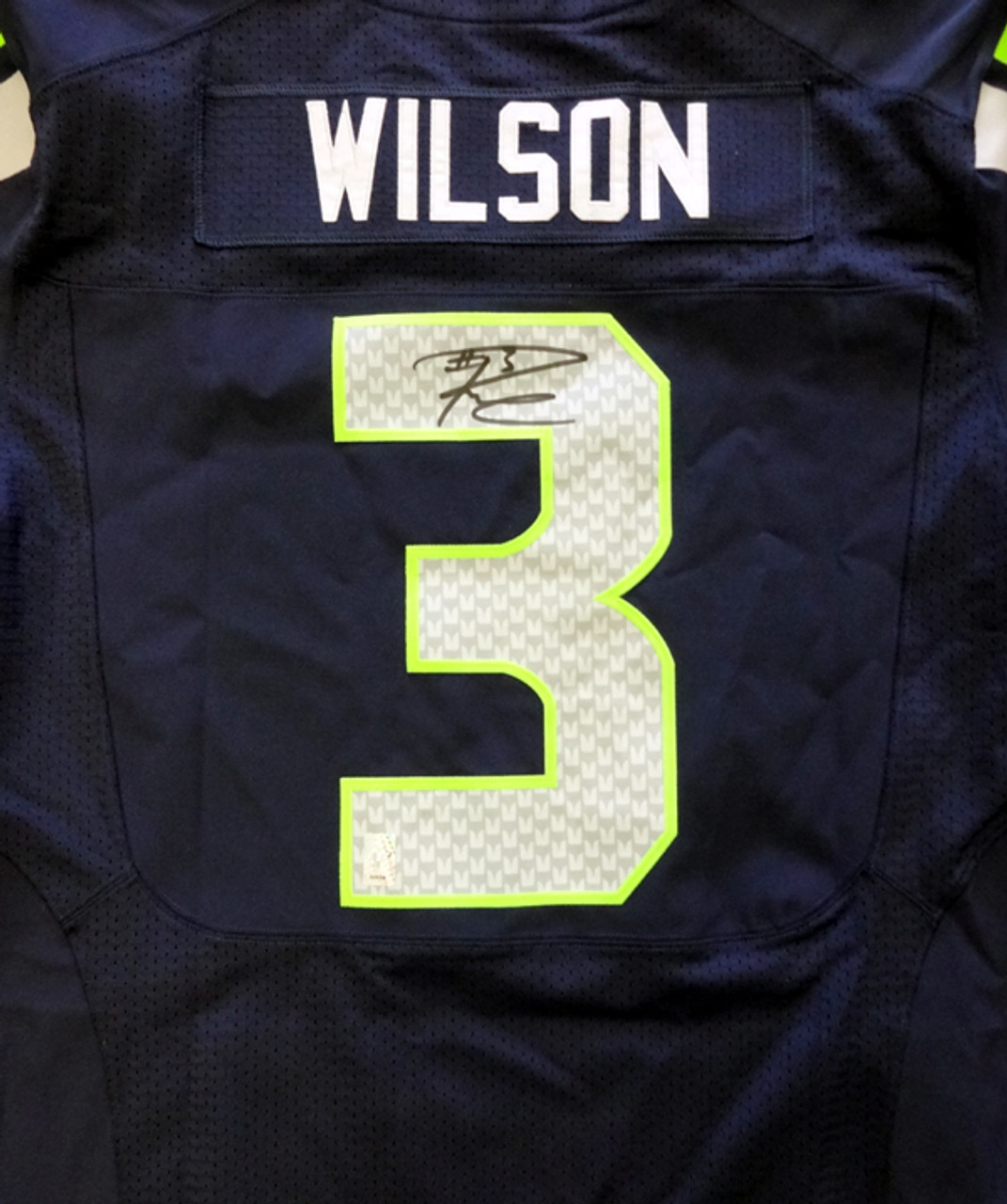 russell wilson framed jersey
