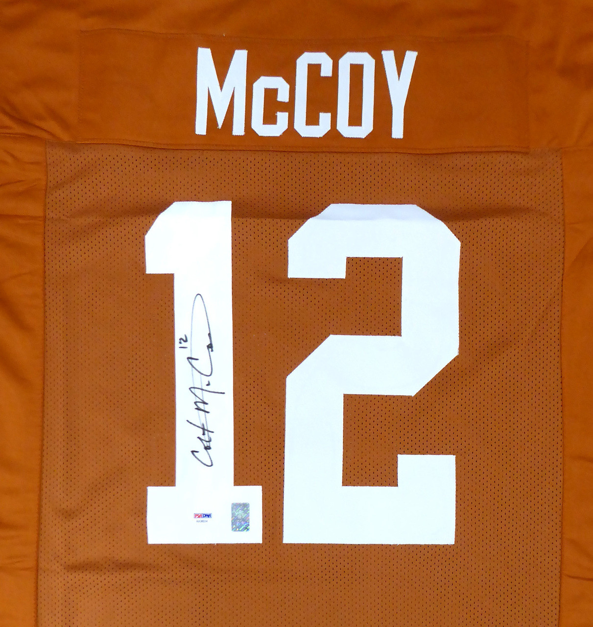 colt mccoy jersey number
