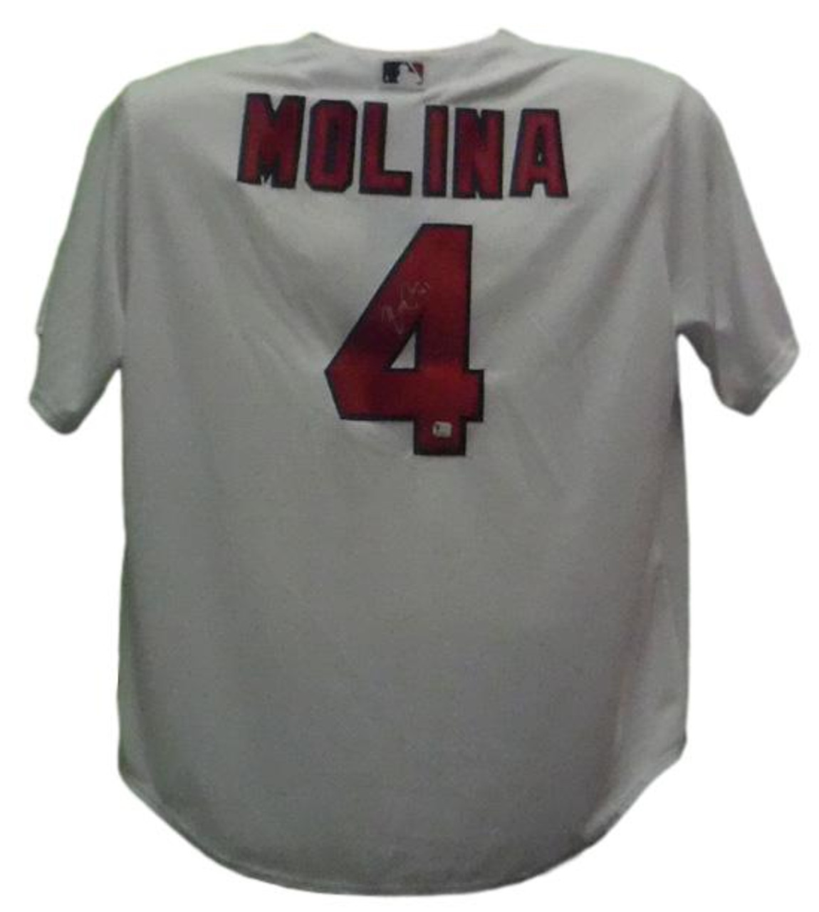 yadier molina autographed jersey