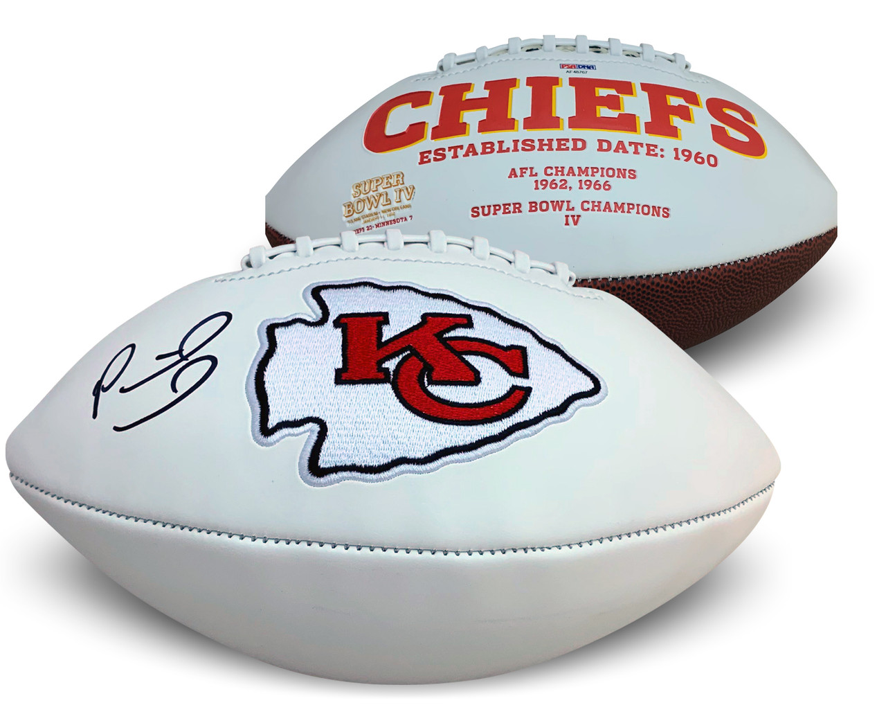 patrick mahomes autographed football