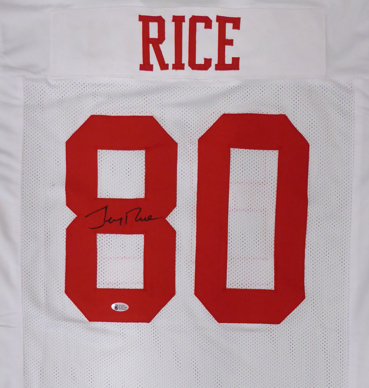 jerry rice framed jersey