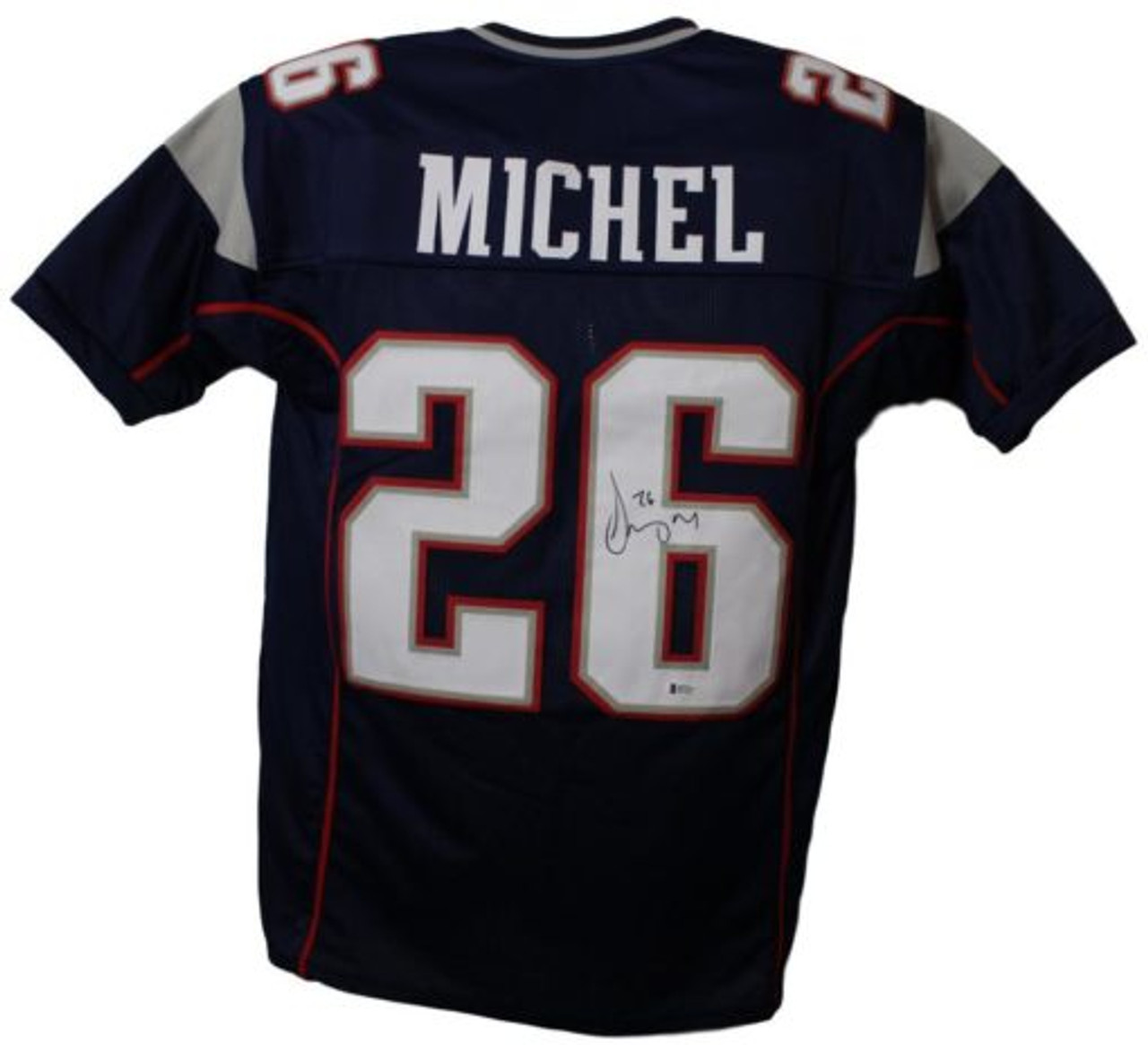 sony michel autographed jersey