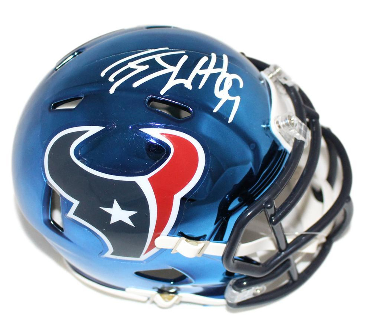 jj watt signed helmet