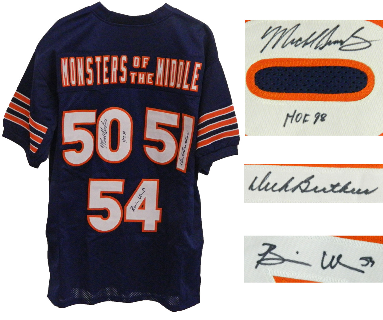 mike singletary signed jersey