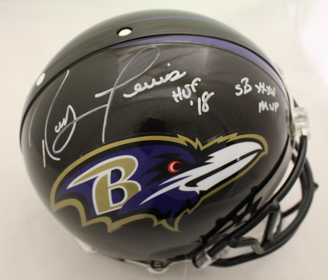 ray lewis autographed football