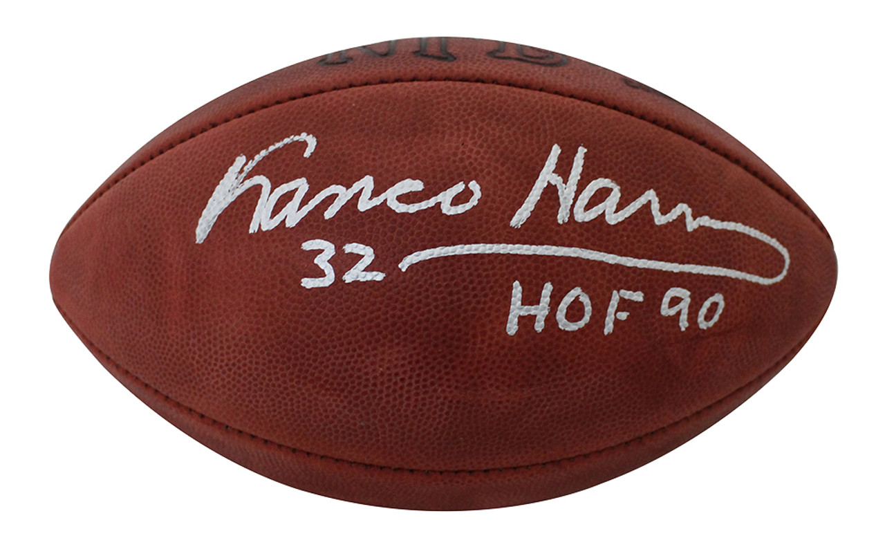 franco harris signed football