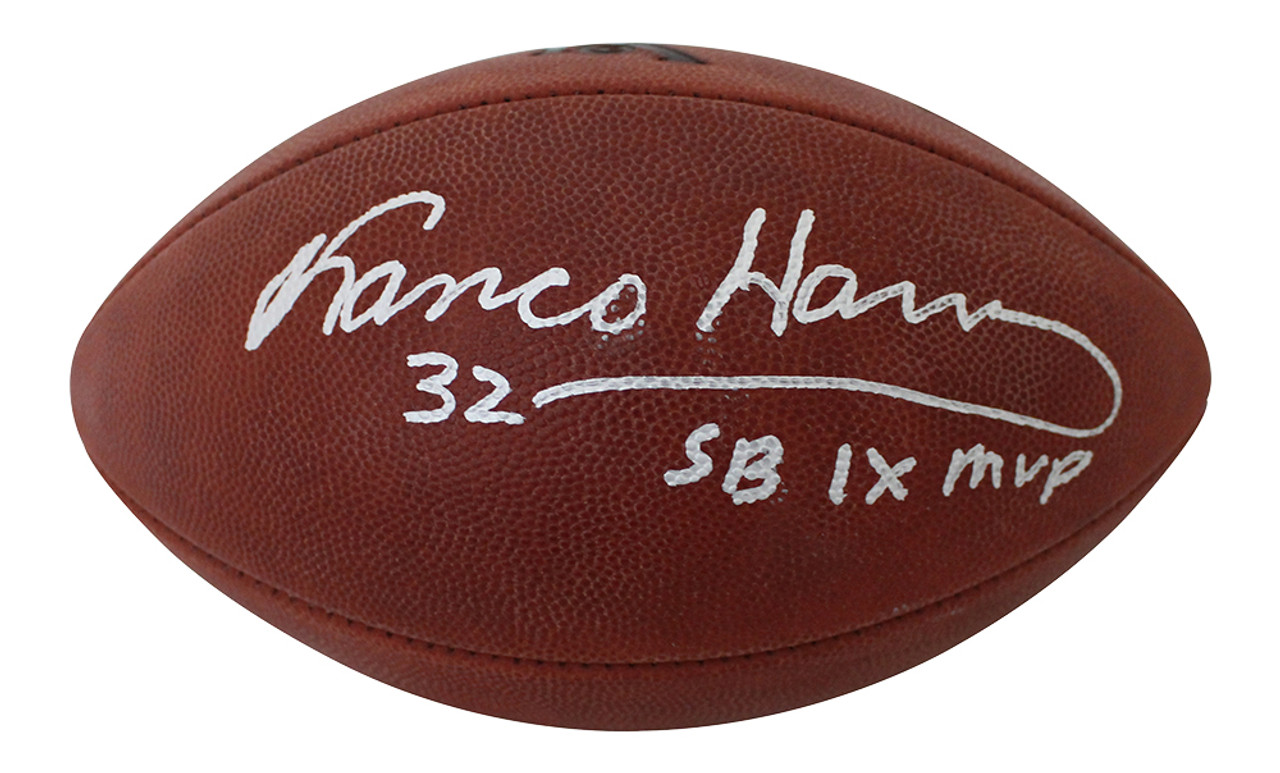 franco harris autographed football