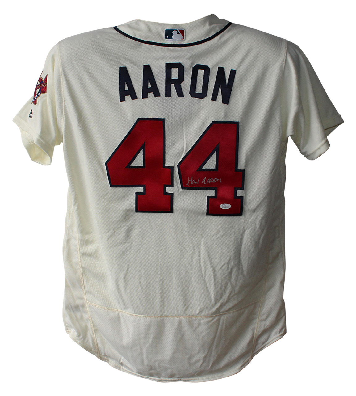 hank aaron signed jersey