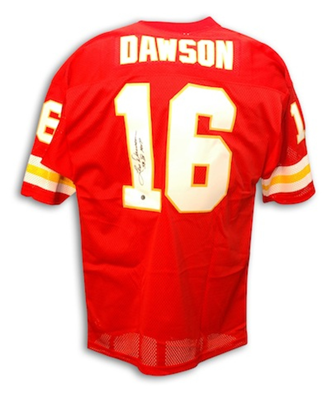 len dawson autographed jersey