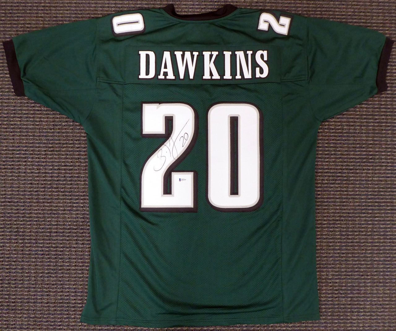 brian dawkins autographed jersey