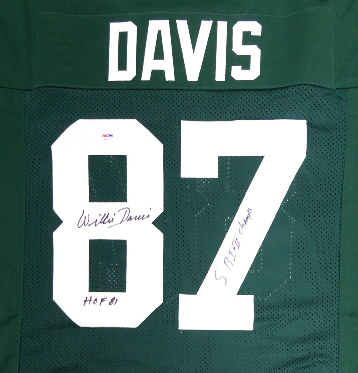 green bay packers autographed jersey