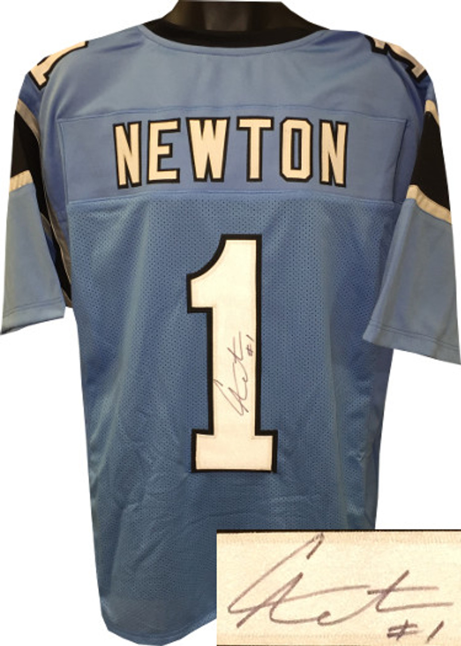 what is the c on cam newton's jersey