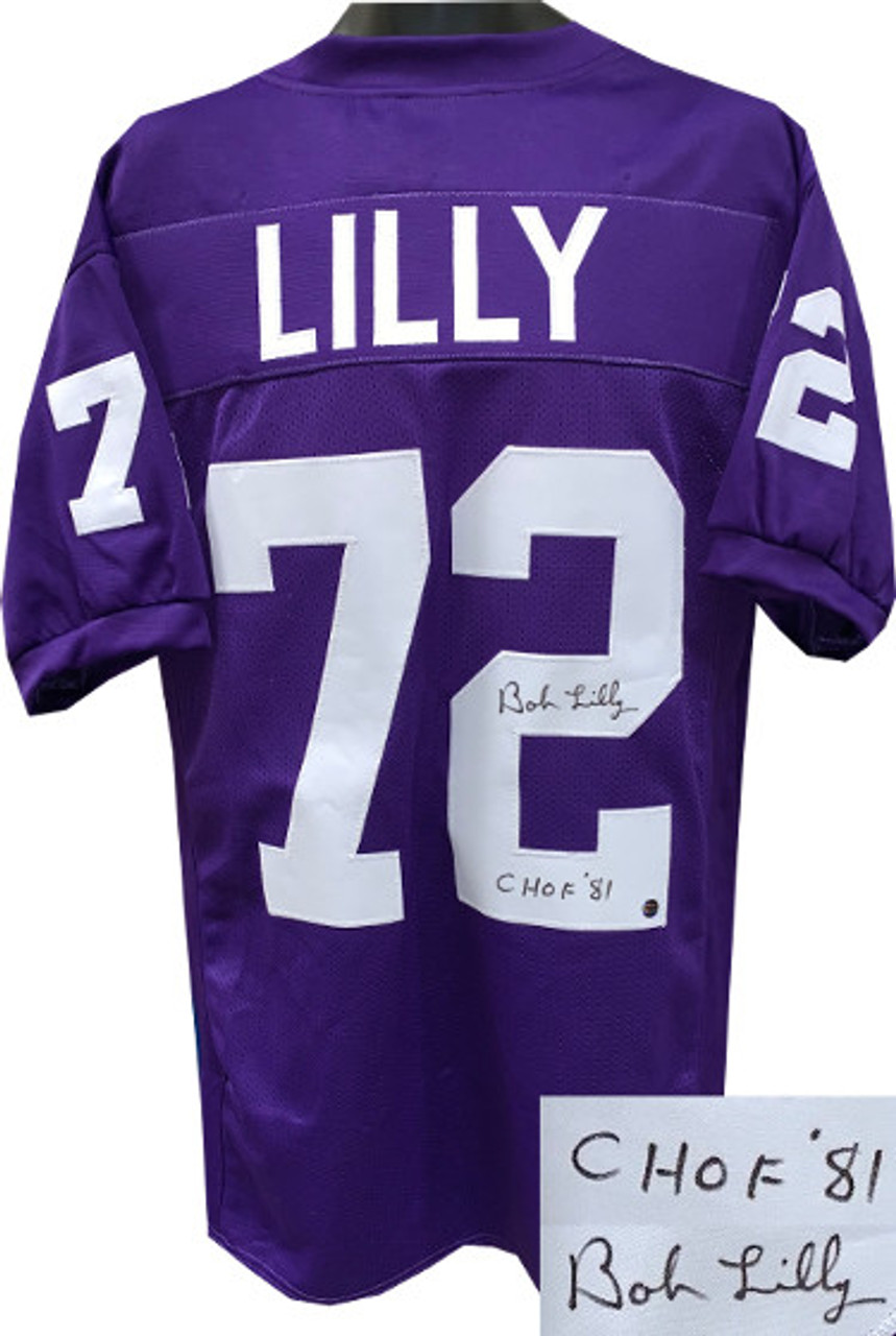 bob lilly autographed jersey