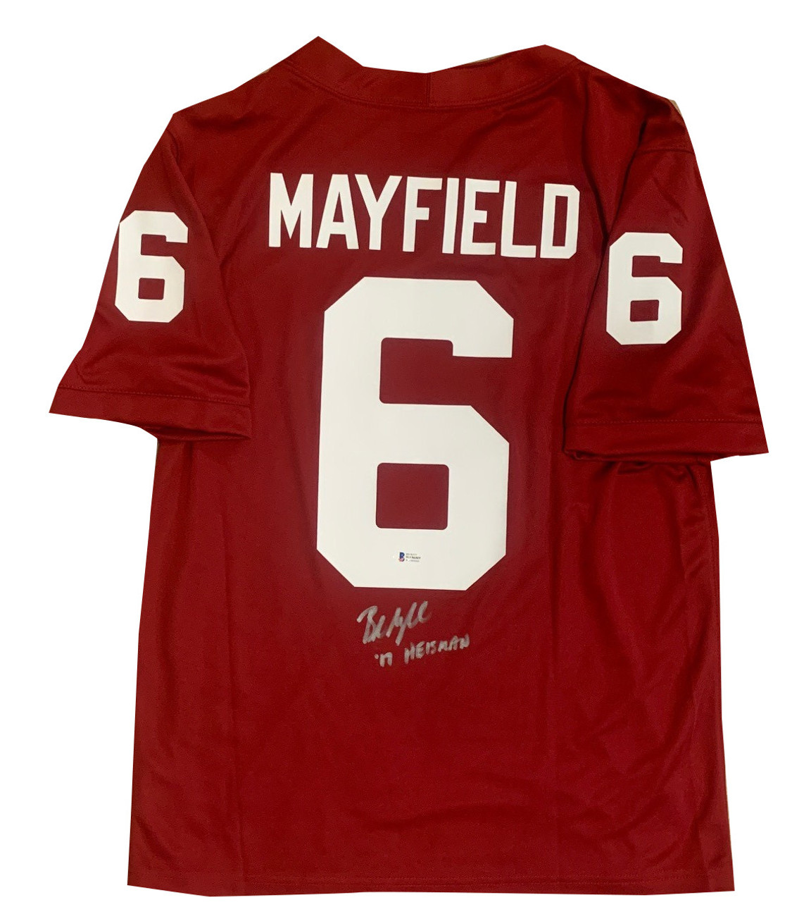 signed baker mayfield jersey