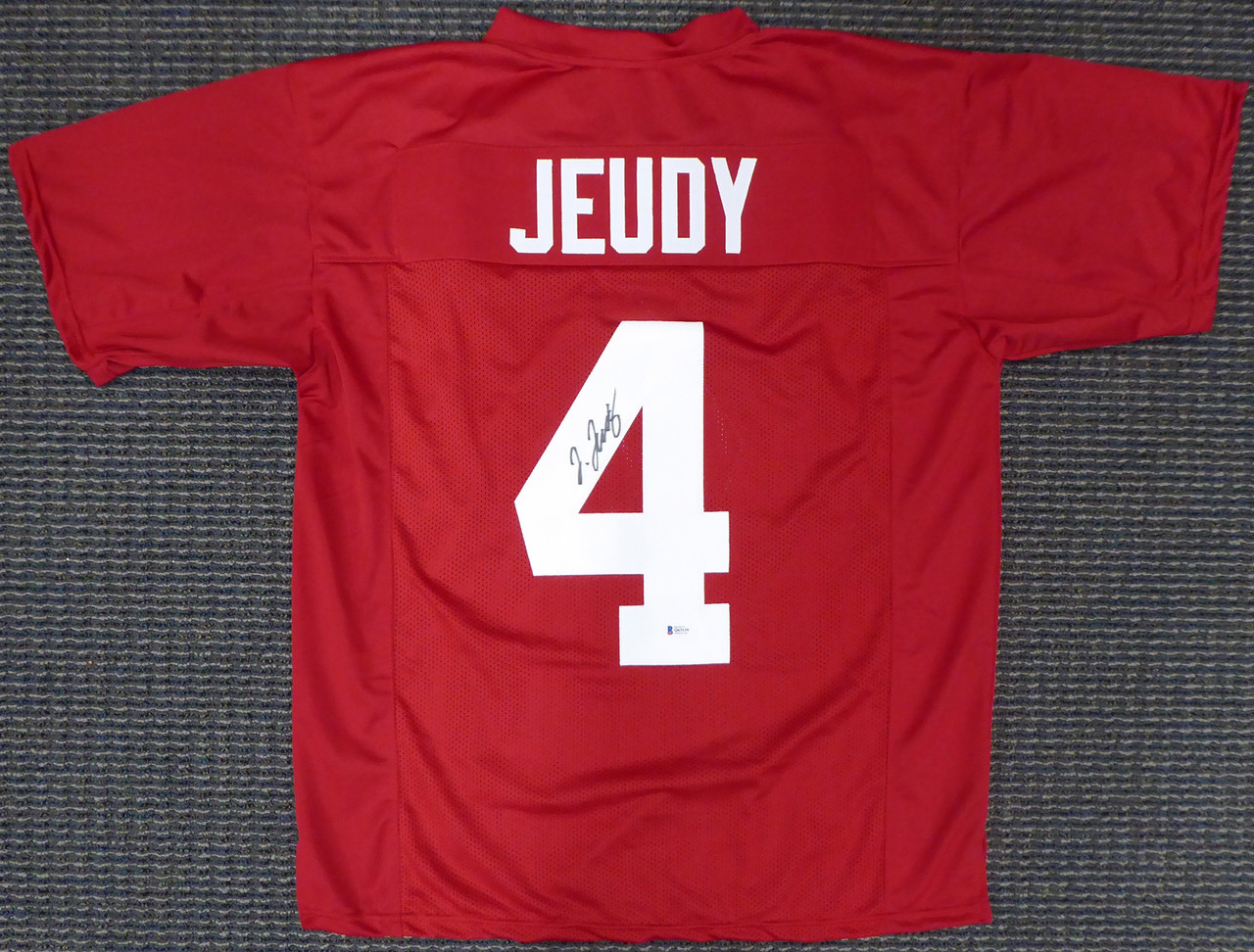 jerry jeudy signed jersey