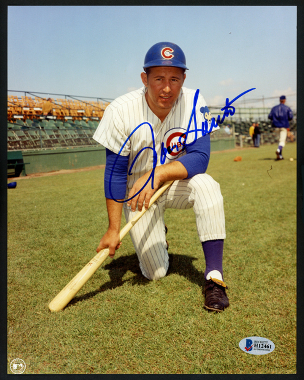 Ron Santo Autographed Signed 8X10 Photo Chicago Cubs Beckett Beckett