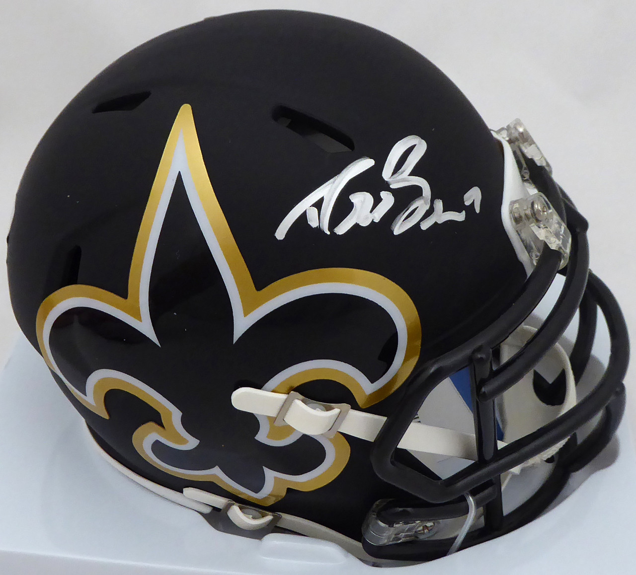 drew brees signed helmet