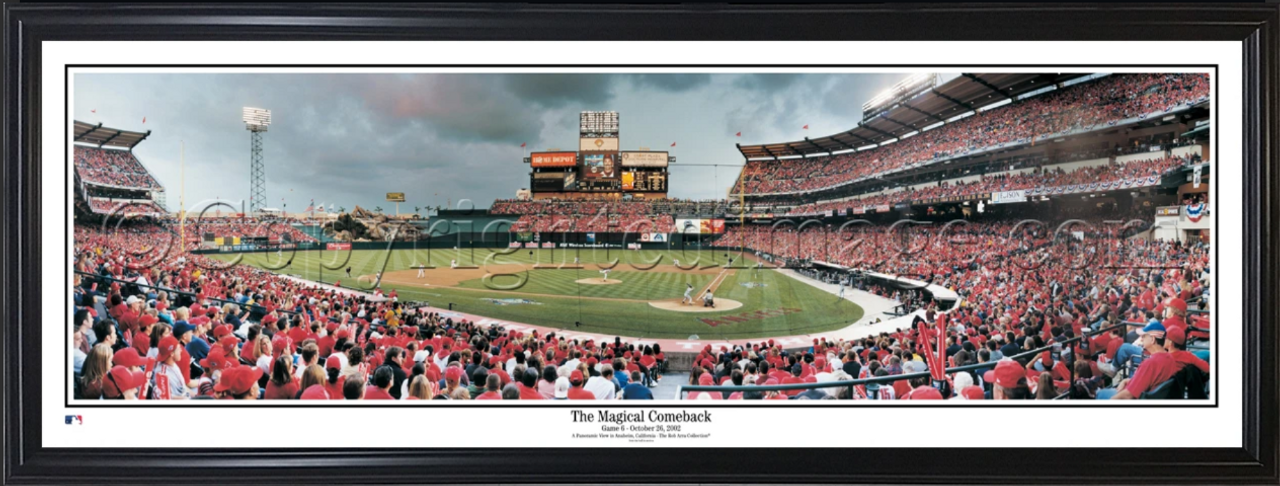 Anaheim Angels October 26, 2002 World Series Game 6 Magical Comeback  Panoramic Poster #2024