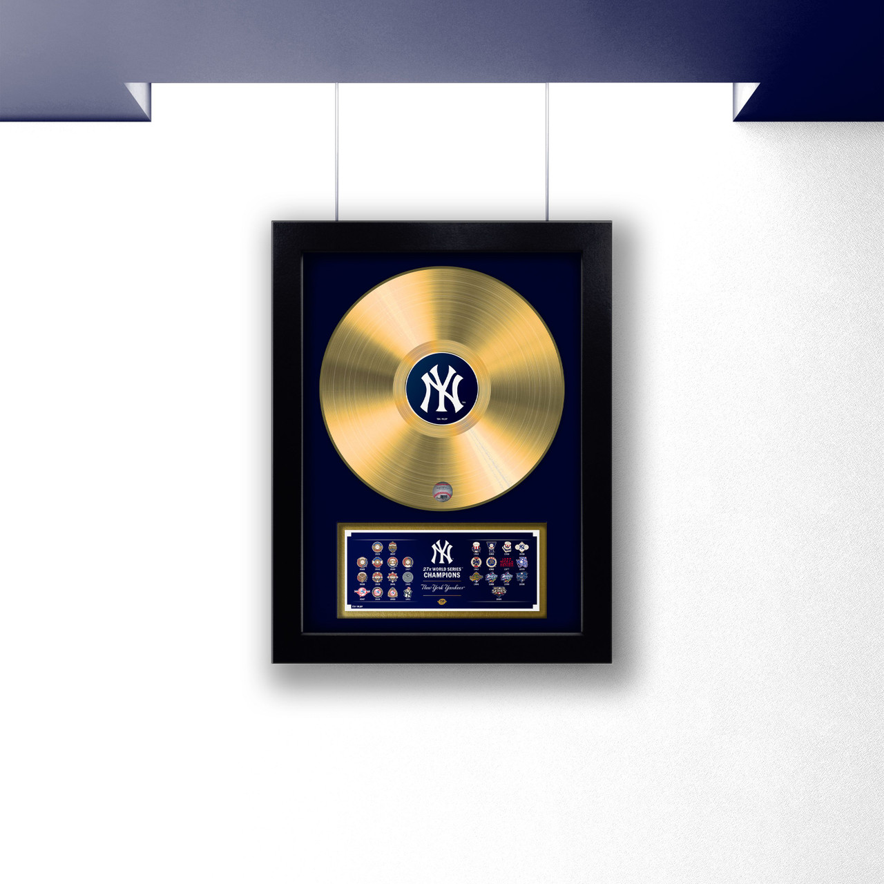 New York Yankees 27-Time World Series Champions Gold Record