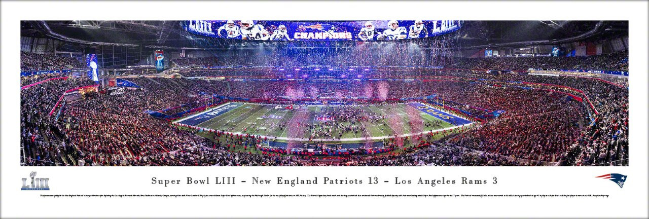 2022 Super Bowl LVI Champions Panoramic Picture - X