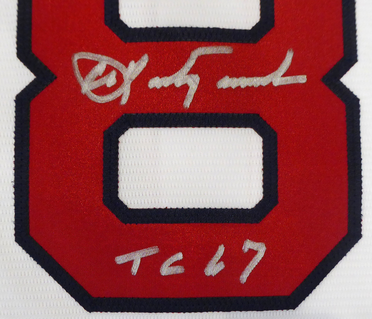Boston Red Sox Carl Yastrzemski Autographed White Majestic Cool