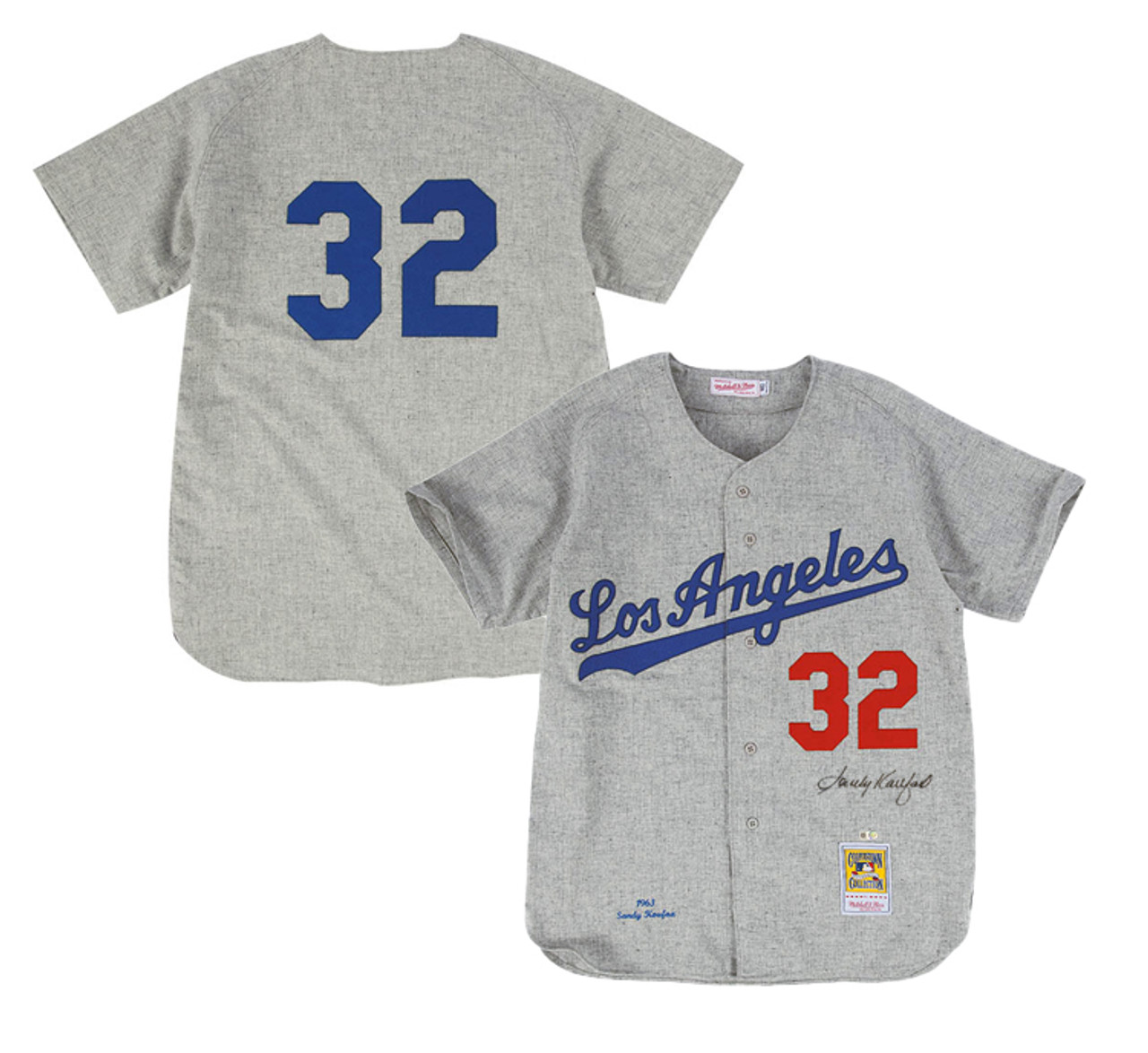 sandy koufax autographed jersey