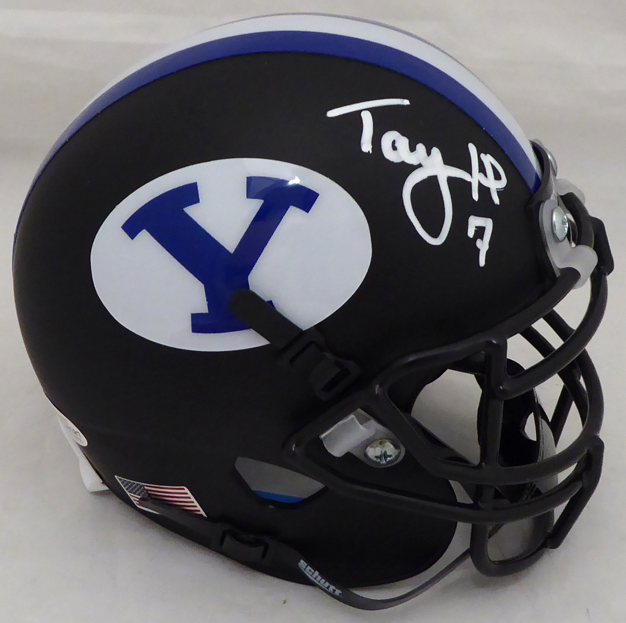 Taysom Hill Autographed Mini Helmet 