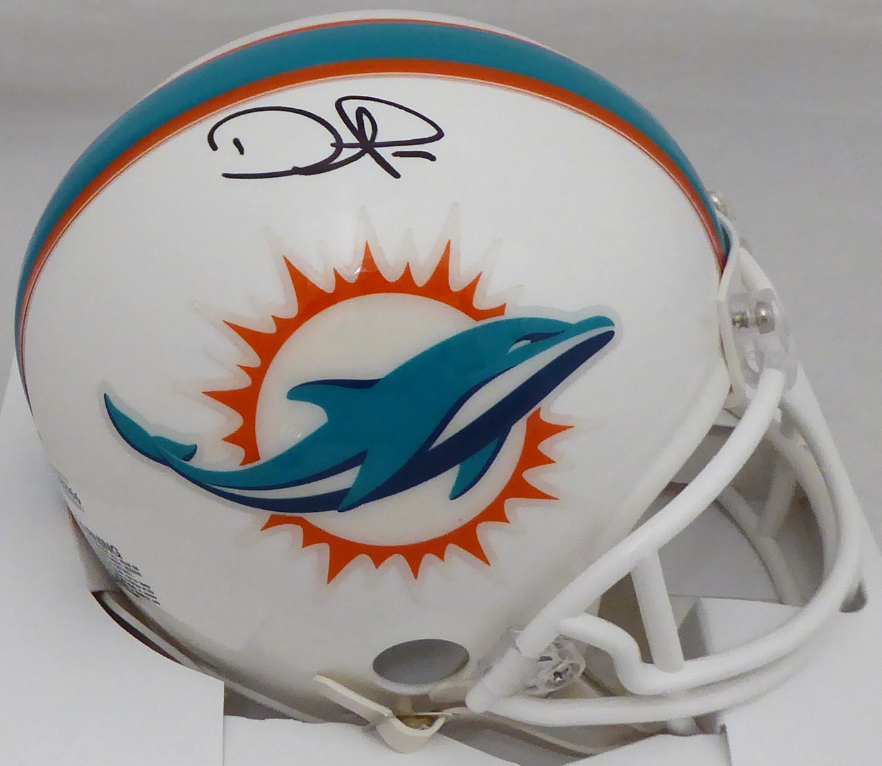 devante parker signed helmet