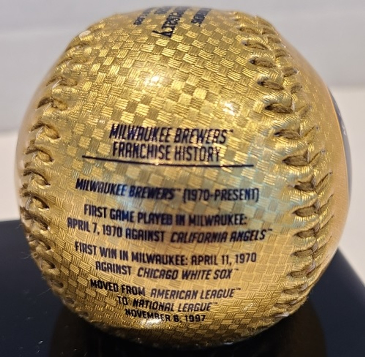 Milwaukee Brewers 50th Anniversary Season 3-Ball Set