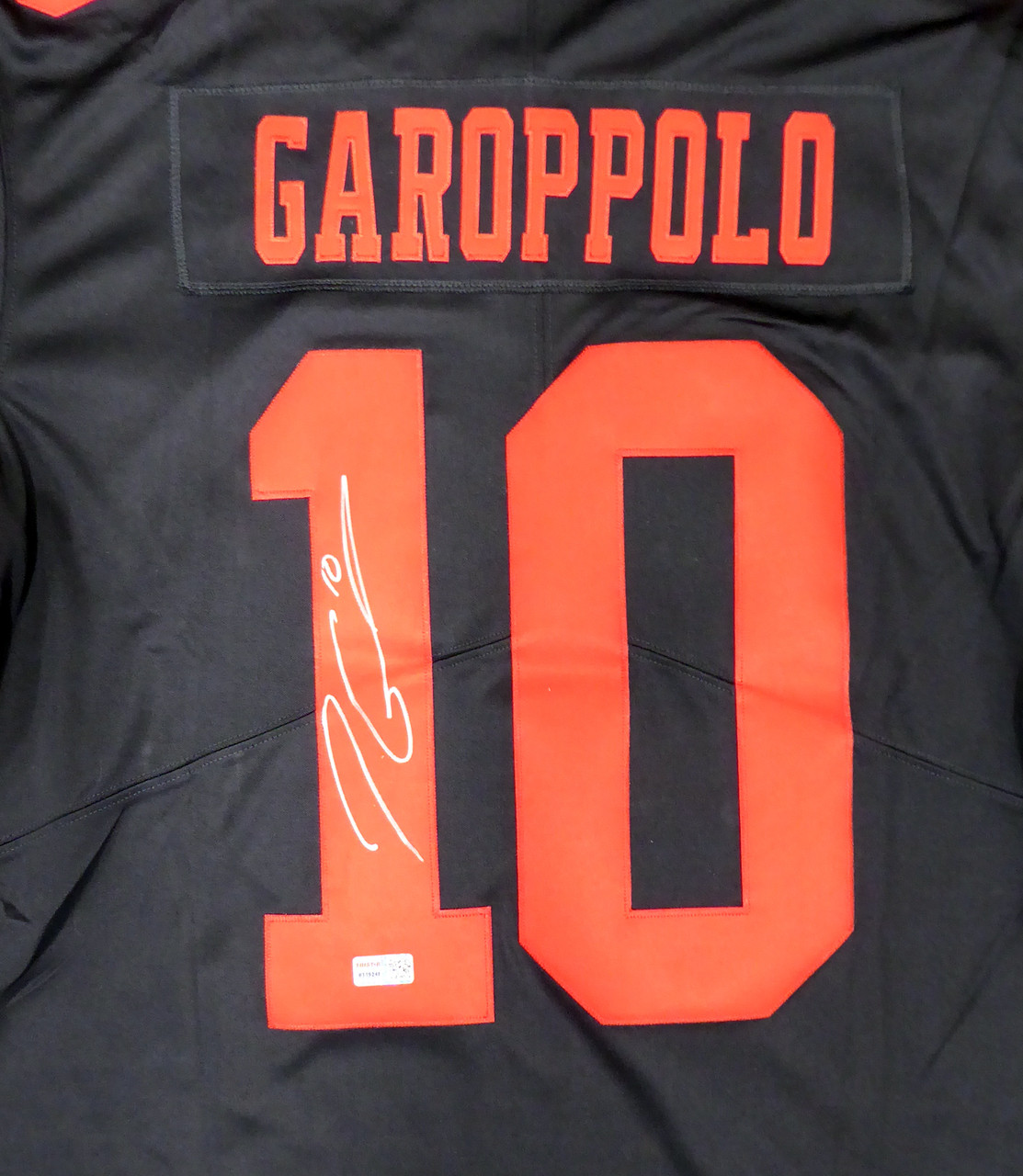 Jimmy Garoppolo Autographed San Francisco 49ers Black Nike | by Nikco Sports