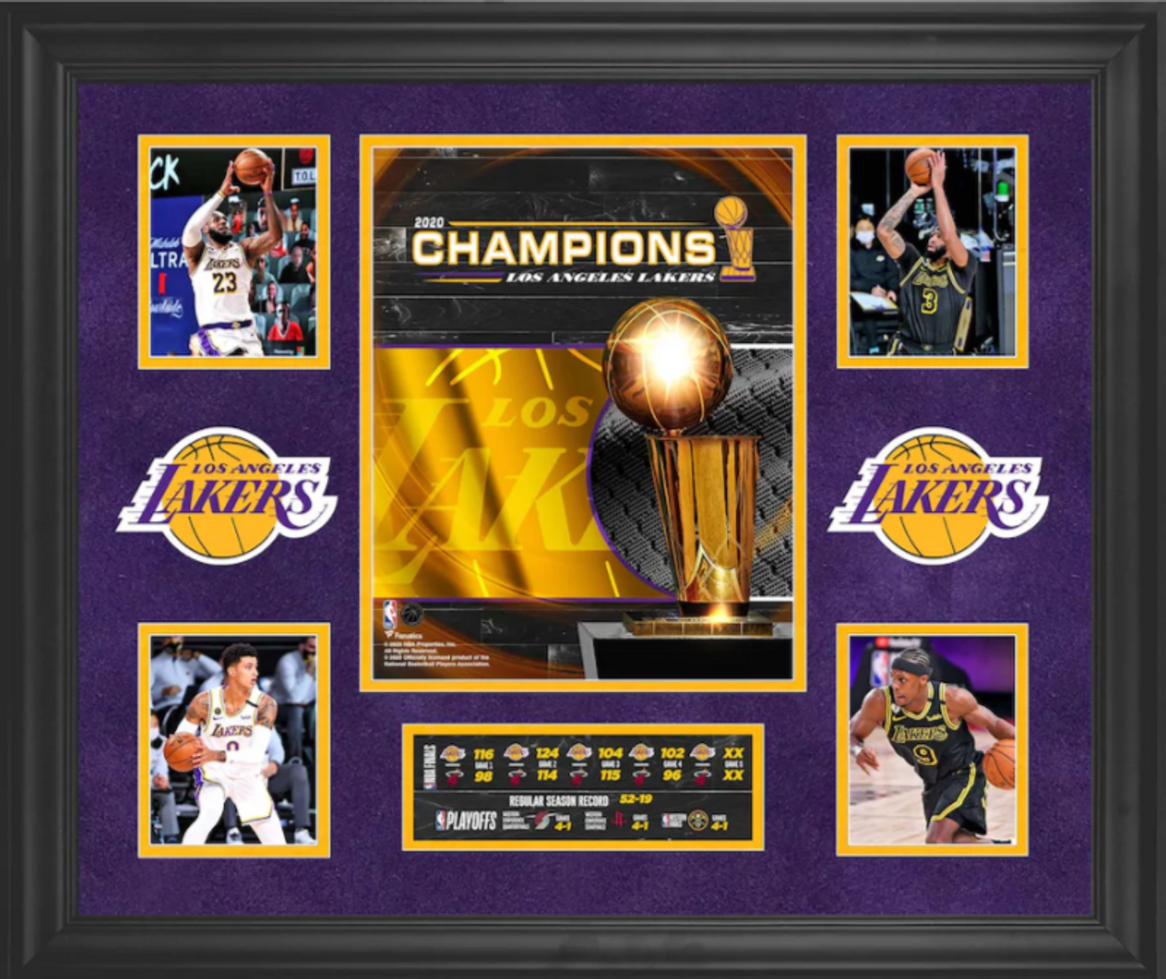 Los Angeles Lakers 2020 NBA Champions basketball signatures shirt