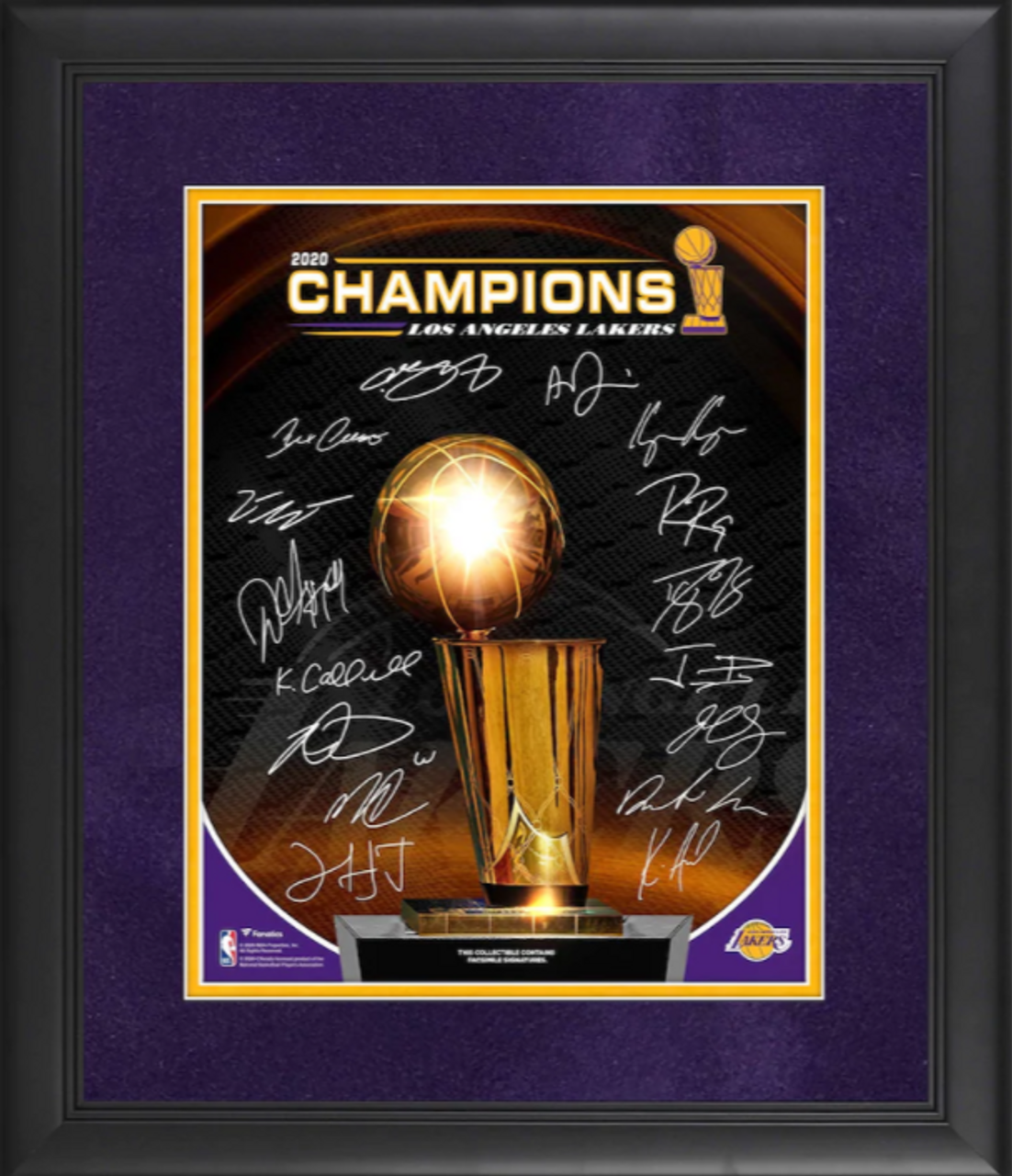 Lebron James Los Angeles Lakers Facsimile Signed Official Nba