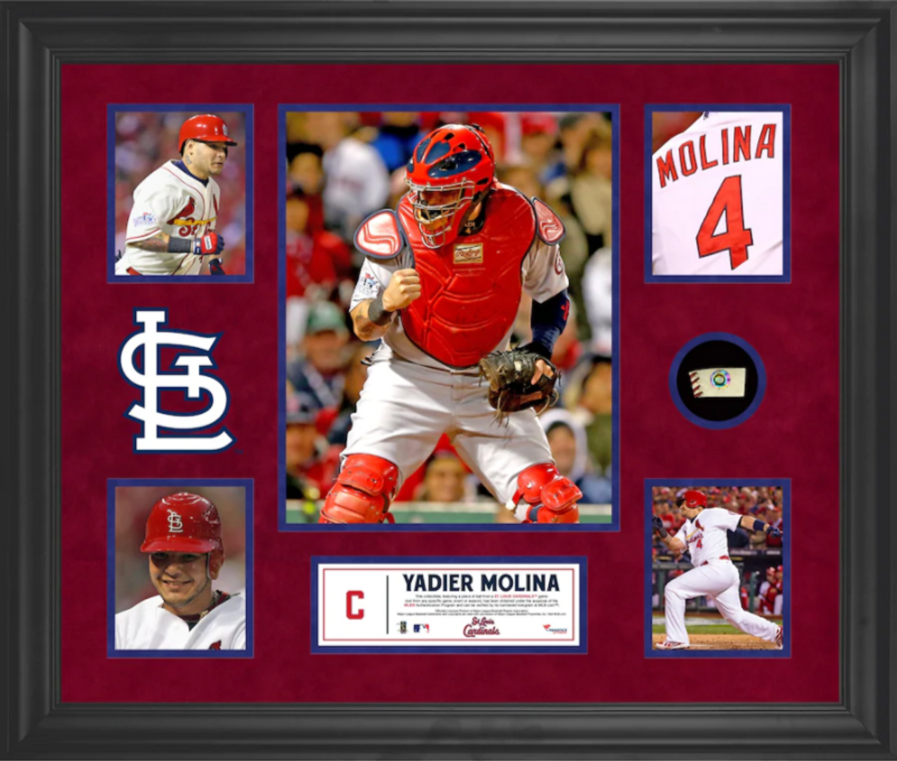 Yadier Molina MLB Memorabilia, MLB Collectibles, Signed Yadier