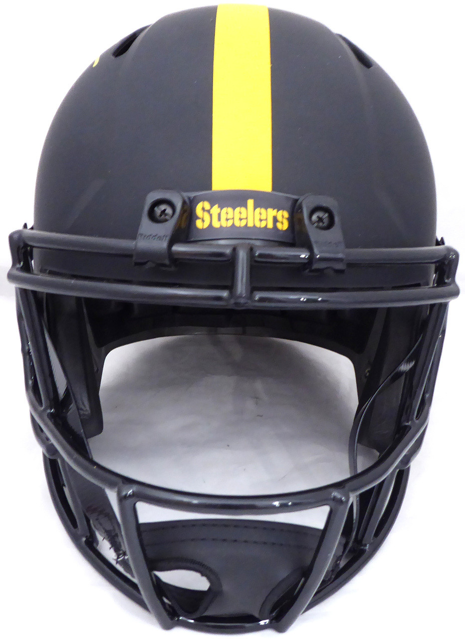 Kenny Pickett Pittsburgh Steelers Autographed Full Size Eclipse Black Speed  Replica Helmet