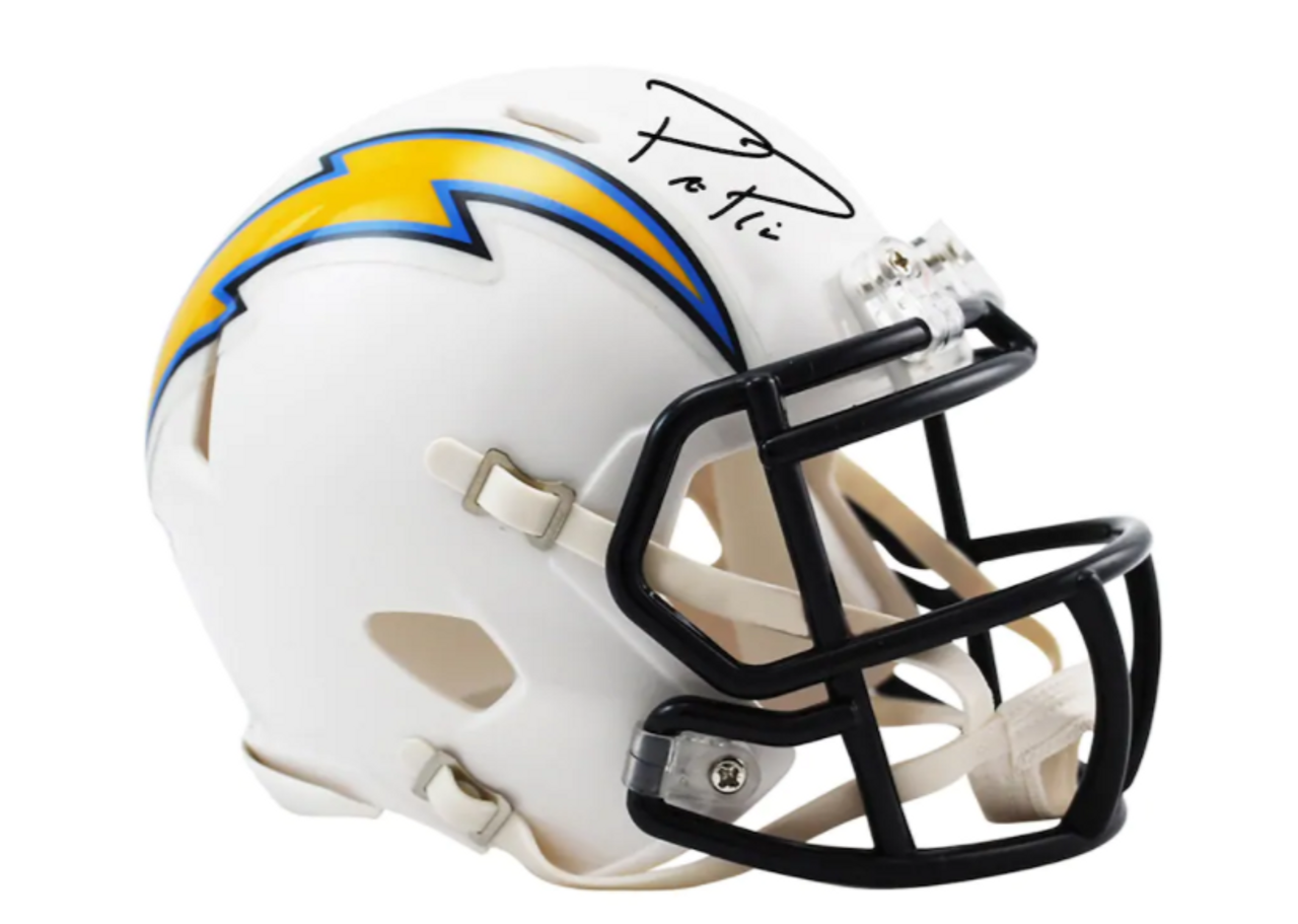 Shop Philip Rivers Los Angeles Chargers Signed Riddell Speed Mini